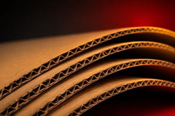 Detailed corrugated flute construction